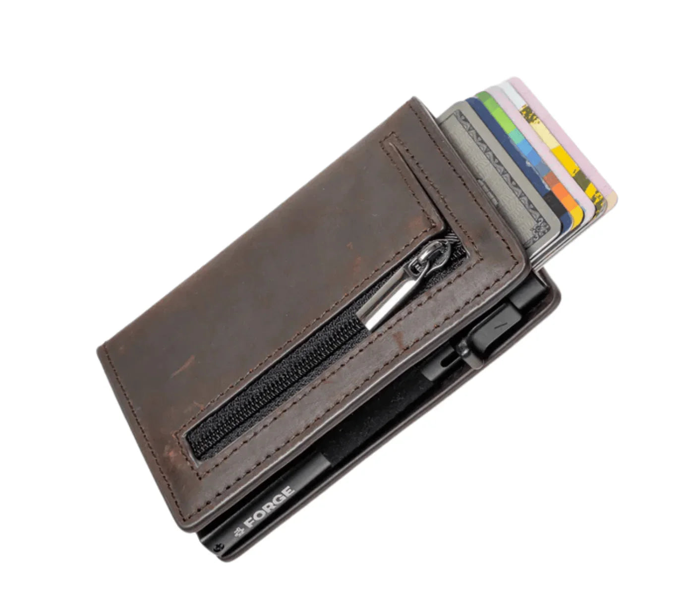 Wallet | Portefeuille en Cuir avec Locker & Saut