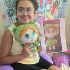 Drow | Peluche personalisé à partir d'un dessin