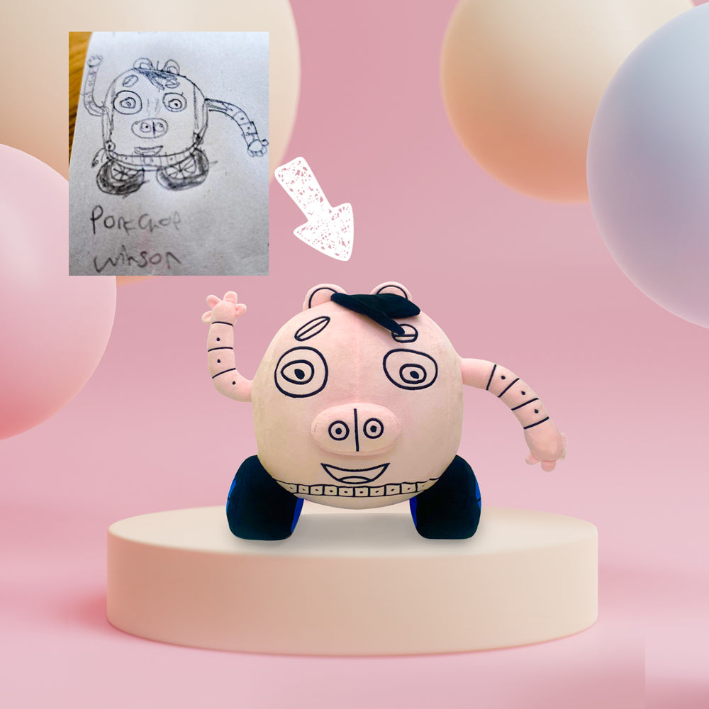 Drow | Peluche personalisé à partir d'un dessin