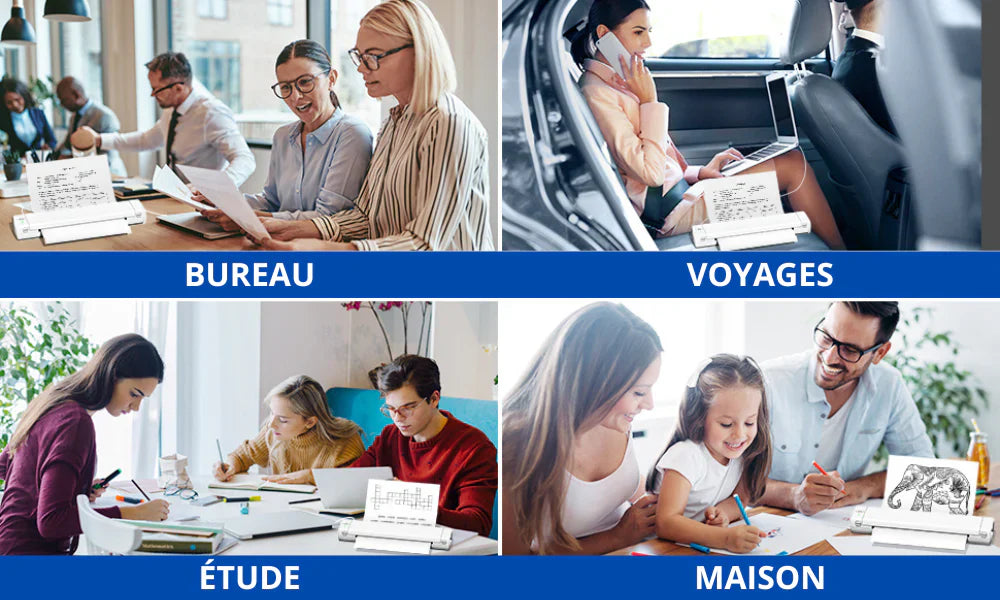 HomeLova | Imprimante Portable Sans FIl pour Téléphone et Ordinateur