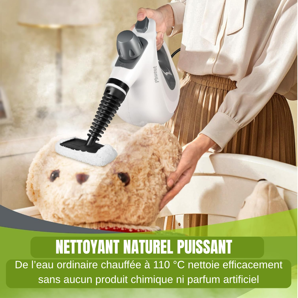 StreamClean | Nettoyeur Multi-surfaces Haute Pression avec 12 accessoires
